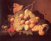 Still Life with Fruit - 塞维林·罗森